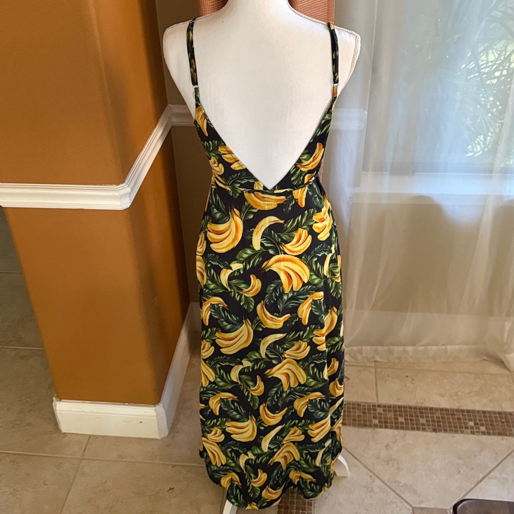 Show Me Your MuMu Banana Leaf Midi Dress - Picture 4 of 9